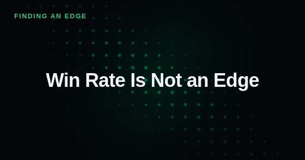 Win Rate Is Not an Edge